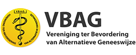 VBAG (Vereniging ter Bevordering van Alternatieve Geneeswijze) Lidmaatschapnummer: 21901008